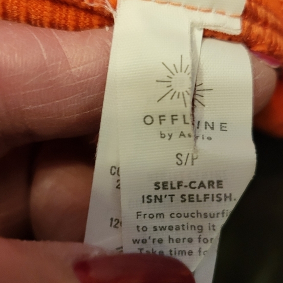 Aerie Small seamless peach cable designed legging - Picture 6 of 16